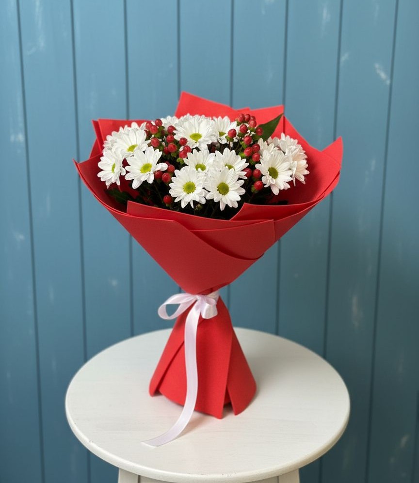 Букет цветов из: Хризантемы в Пыталово