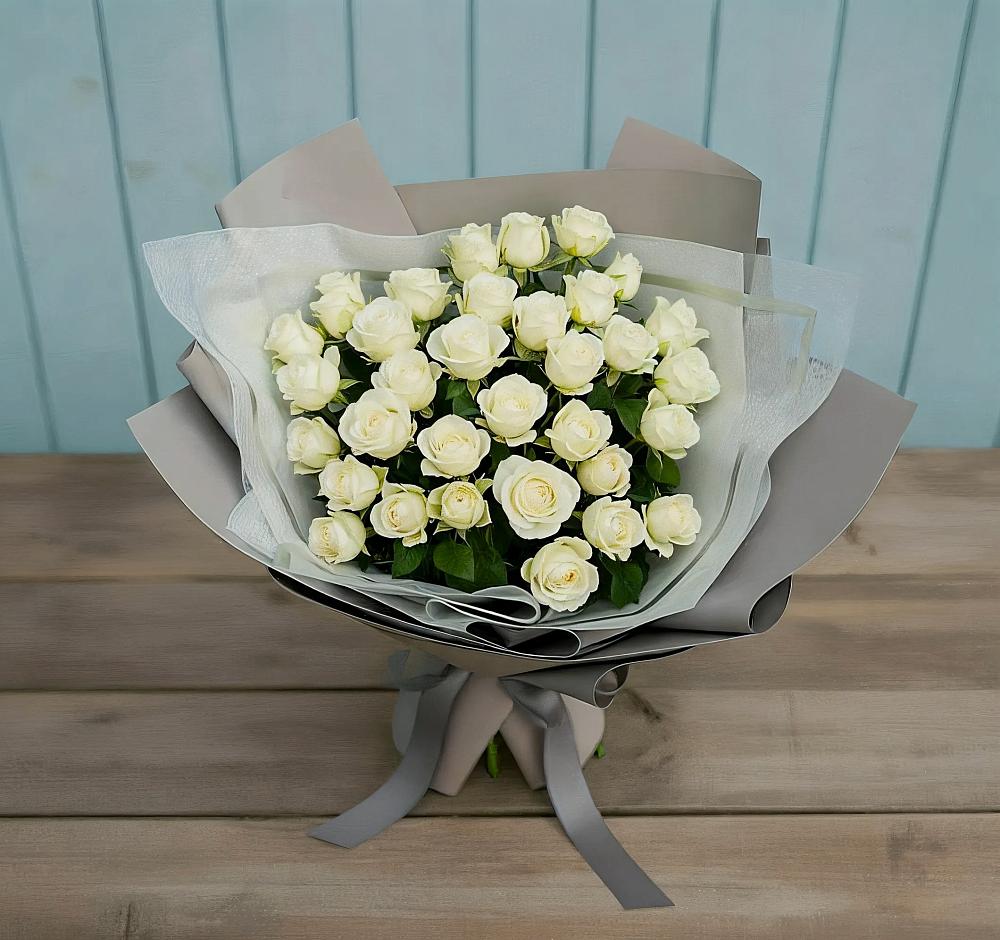 Букет Белоснежная нежность в Пыталово