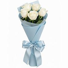 Букет 5 Белых роз Проуд #REPLACE_PRED# Пыталово