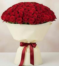 Букет 101 Красная роза Милано в Пыталово