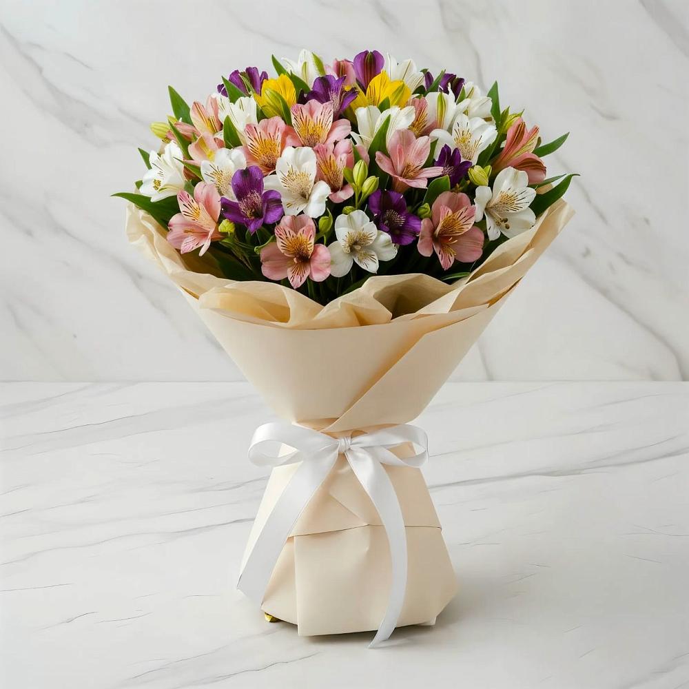 Букет цветов из: Альстромерии в Пыталово