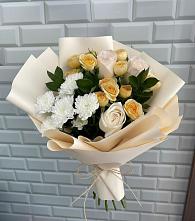 Букет цветов из:  Розы и Хризантемы в Пыталово