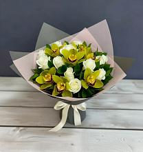 Букет цветов из:  Орхидеи и Розы в Пыталово