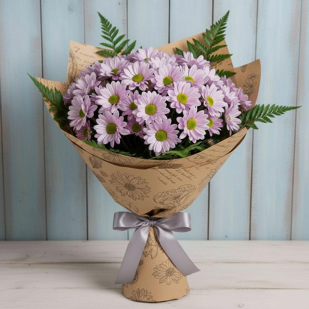 Букет цветов из: Хризантемы в Пыталово