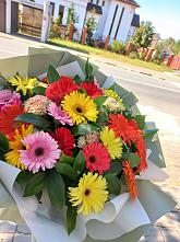 Букет цветов из:  Герберы #REPLACE_PRED# Пыталово