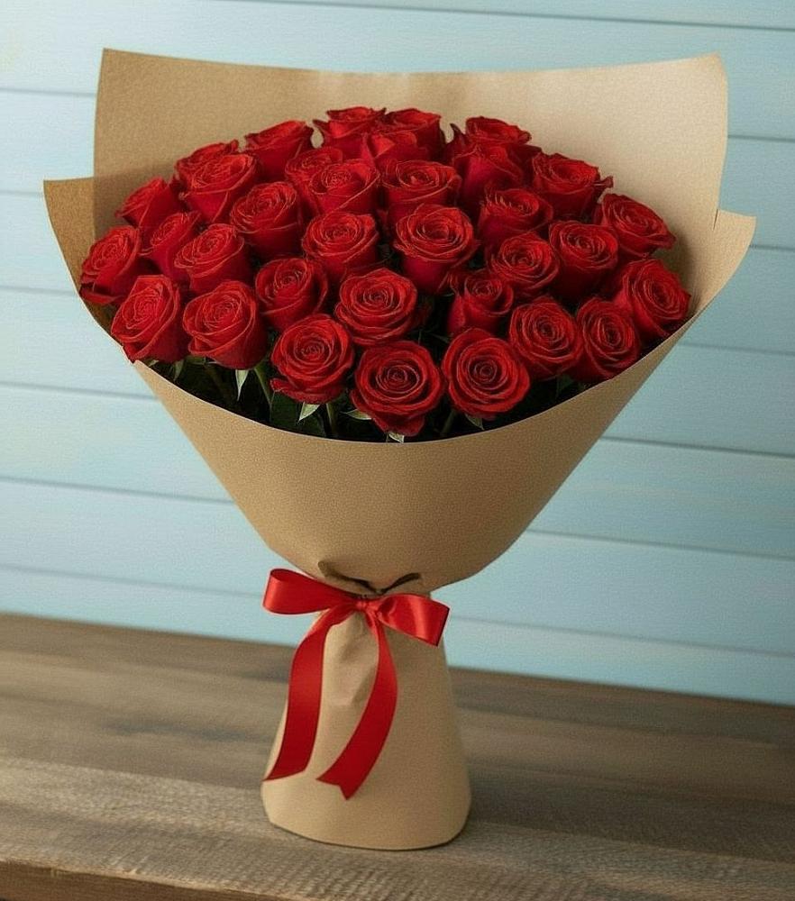 Букет Красные розы Милано в Пыталово