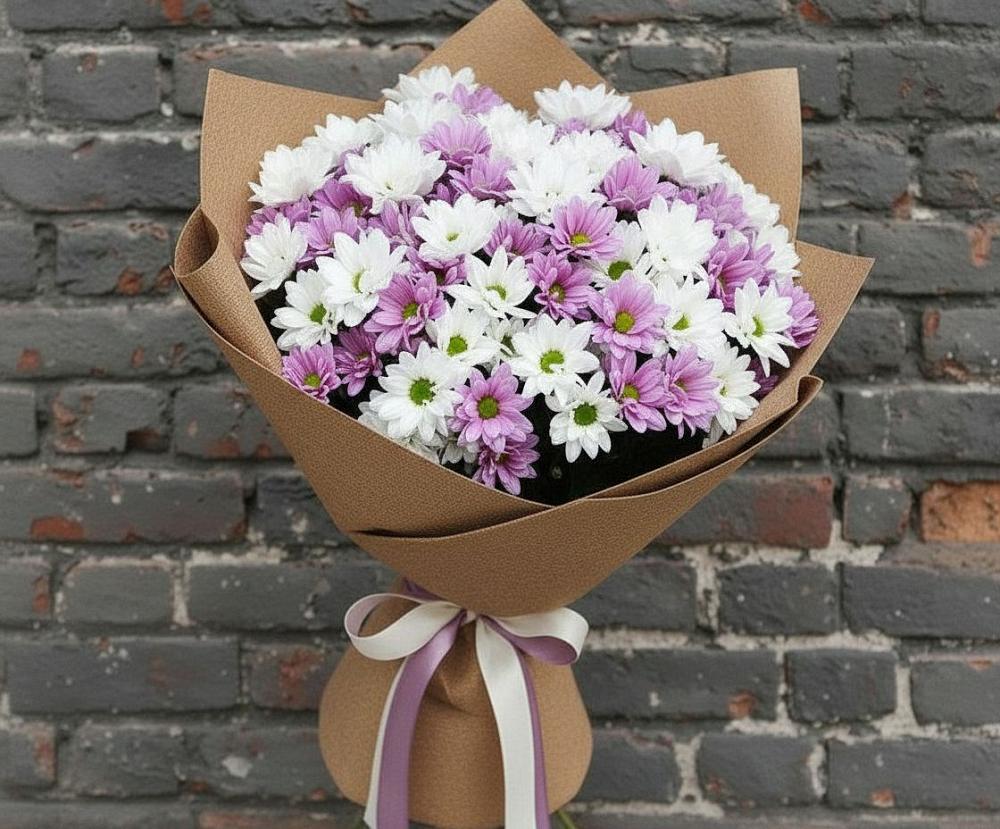 Букет цветов из: Хризантемы в Пыталово