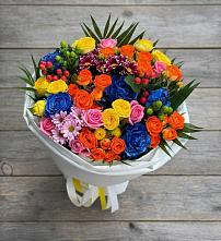 Букет цветов из:  Розы и Хризантемы в Пыталово