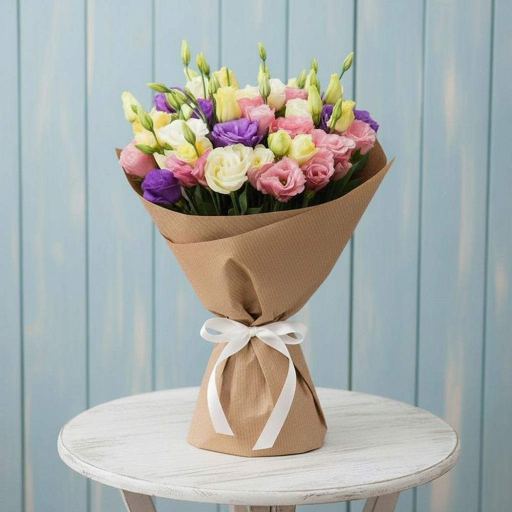 Букет цветов из: Лизиантусы в Пыталово