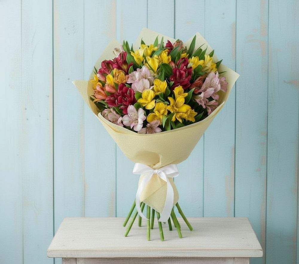 Букет цветов из: Альстромерии в Пыталово
