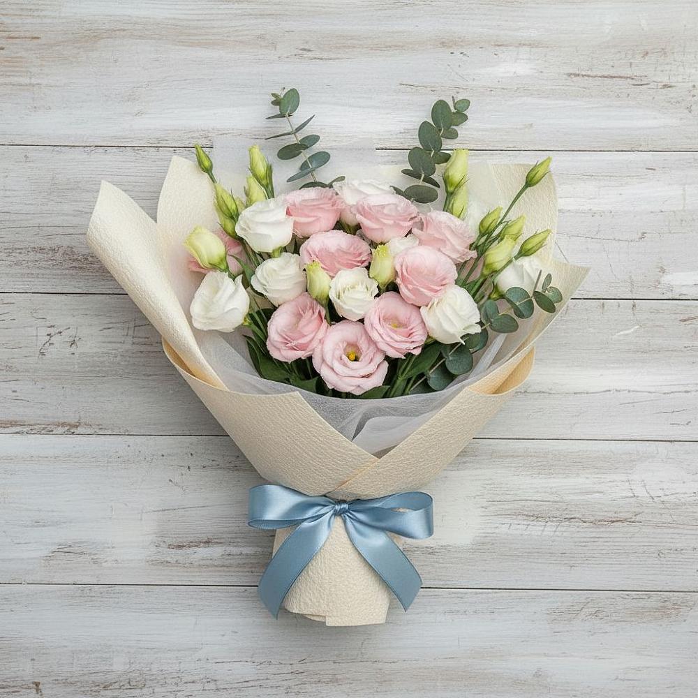 Букет цветов из: Лизиантусы в Пыталово